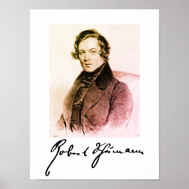 Robert Schumann/ signature Poster (Front)