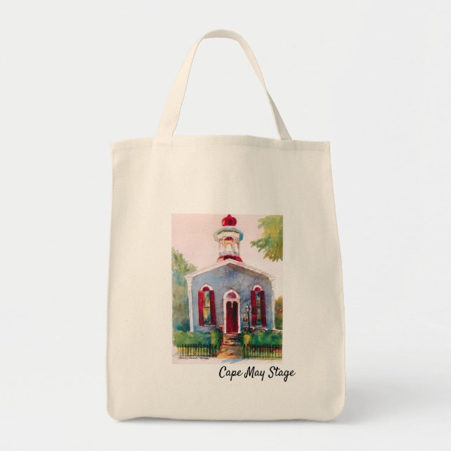 Robert Shackleton Playhouse Art Tote Bag (Front)