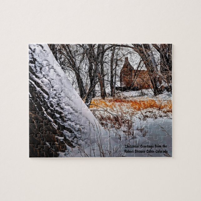 Robert Strauss Cabin Colorado. Jigsaw Puzzle (Horizontal)