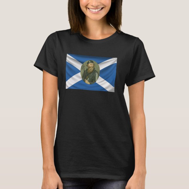 Robert the Bruce King of Scotland on The Scottish  T-Shirt (Front)