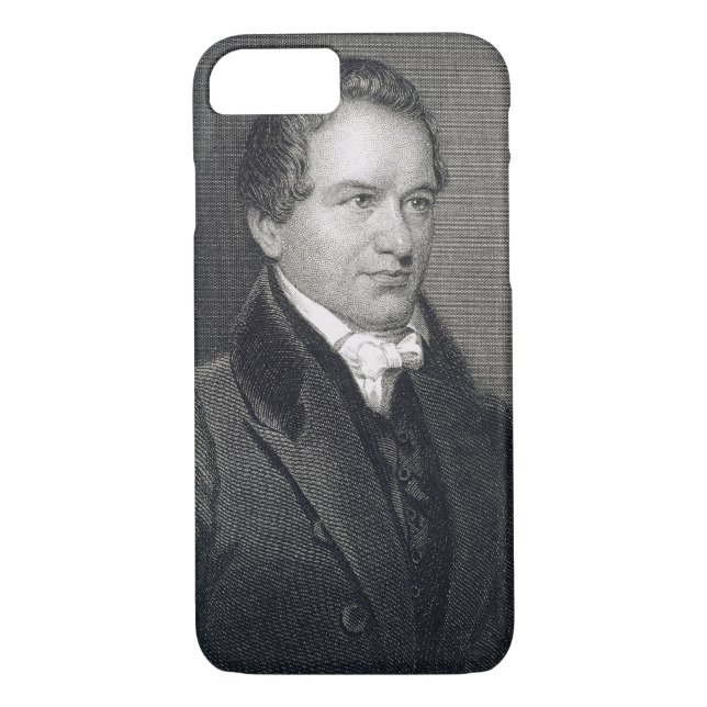 Robert Young Hayne (1791-1841) engraved by Henry B Case-Mate iPhone Case (Back)