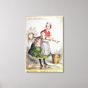 Robertena Peelena the Maid of All Work Canvas Print