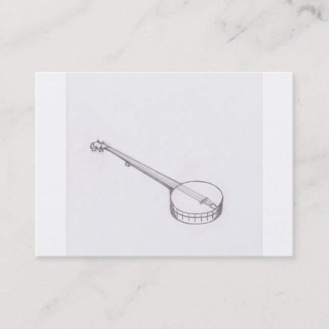 Robert's Banjo business card (Front)