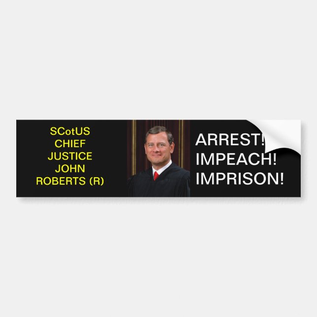 ROBERTS BUMPER STICKER (Front)