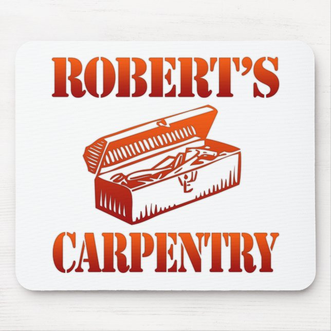 Robert's Carpentry Mouse Mat (Front)