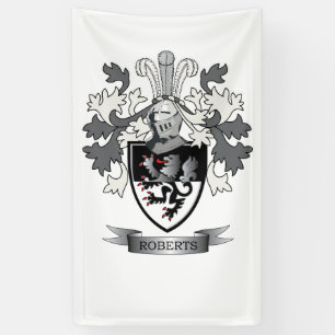 Roberts Family Crest Banner