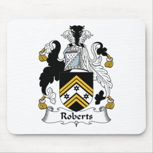 Roberts Family Crest Mouse Mat