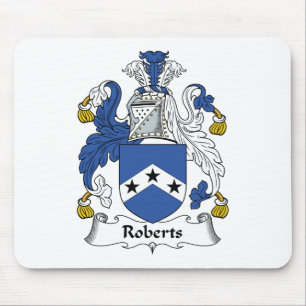 Roberts Family Crest Mouse Mat