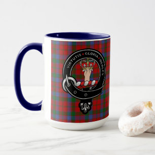 Robertson Clan Badge & Tartan Mug
