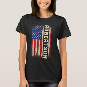 Robertson Last Name Shirt Robertson Name American 