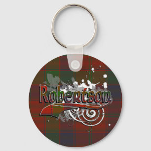 Robertson Tartan Grunge Key Ring