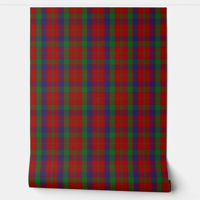 Robertson Tartan Plaid Scottish Clan Wallpaper (Unrolling)