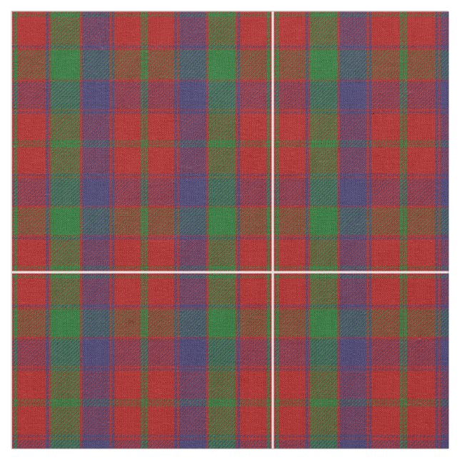 Robertson Tartan Print Fabric (Close Up)