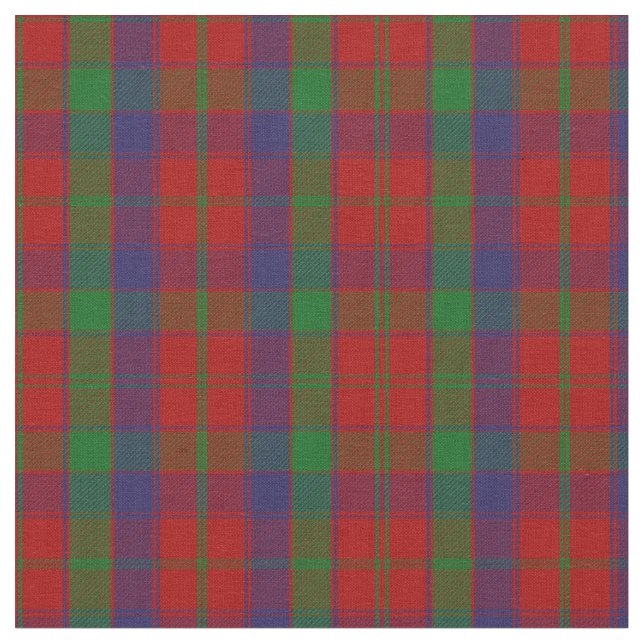 Robertson Tartan Print Fabric (Close Up)