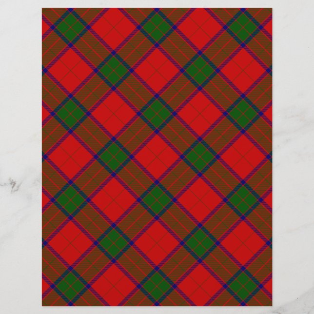 Robertson tartan red green plaid (Front)
