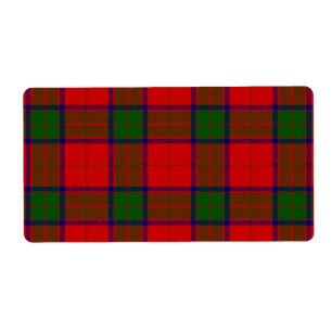 Robertson tartan red green plaid