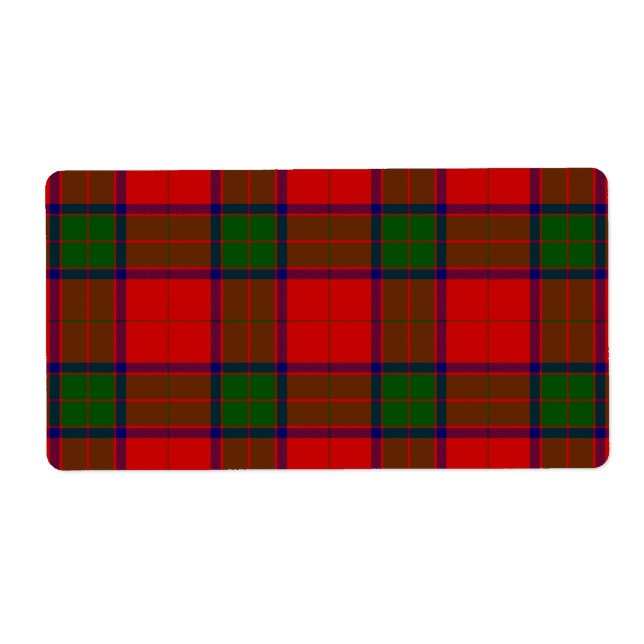 Robertson tartan red green plaid (Front)