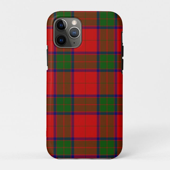 Robertson tartan red green plaid Case-Mate iPhone case (Back)