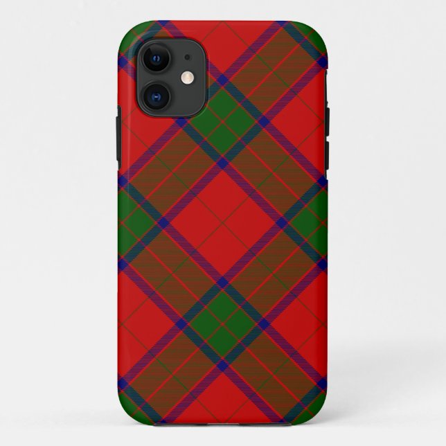 Robertson tartan red green plaid Case-Mate iPhone case (Back)