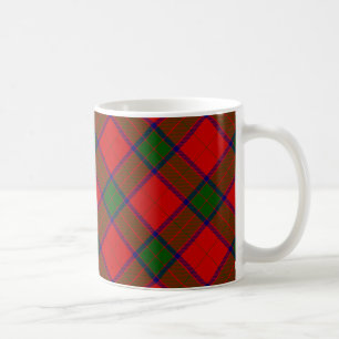 Robertson tartan red green plaid coffee mug