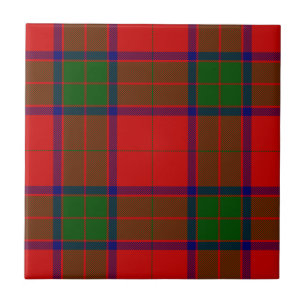 Robertson tartan red green plaid tile