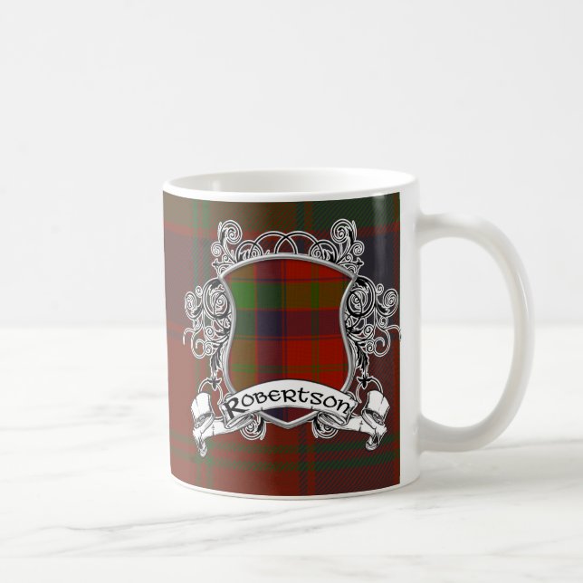 Robertson Tartan Shield Coffee Mug (Right)