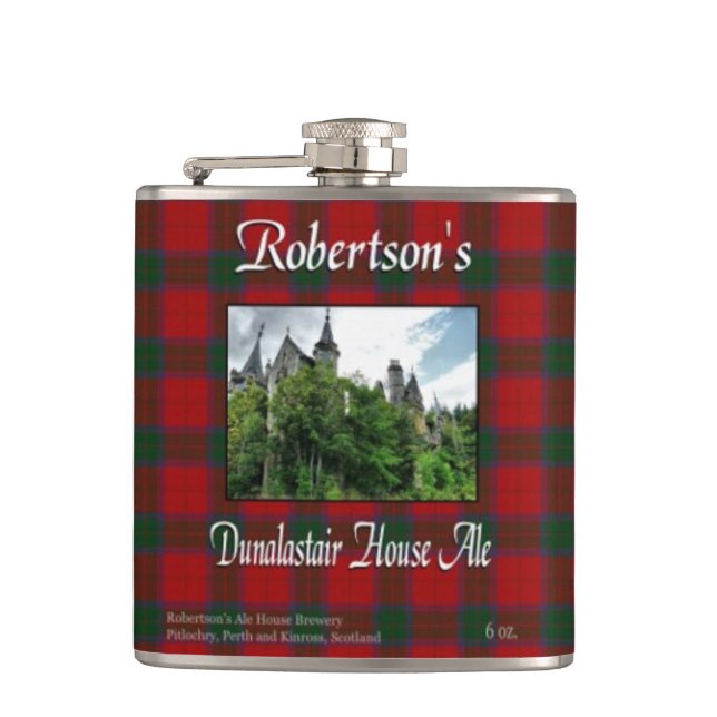 Robertson's Dunalastair House Ale Hip Flask (Front)