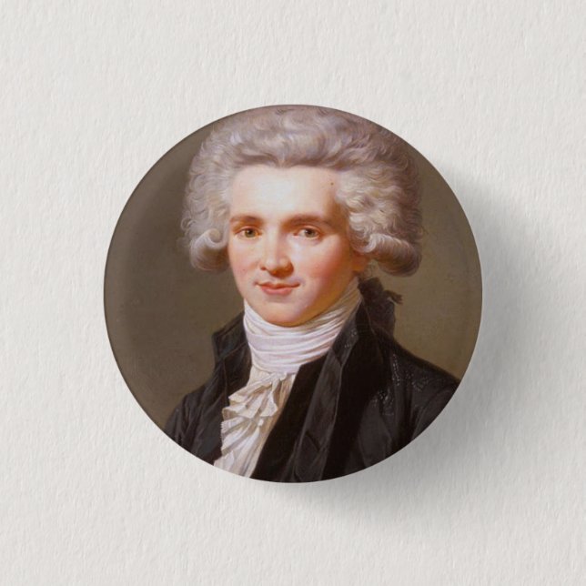 Robespierre 3 Cm Round Badge (Front)