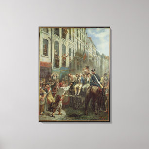 Robespierre and Saint-Just Canvas Print
