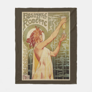 Robette Absinthe Advertisement Poster Fleece Blanket
