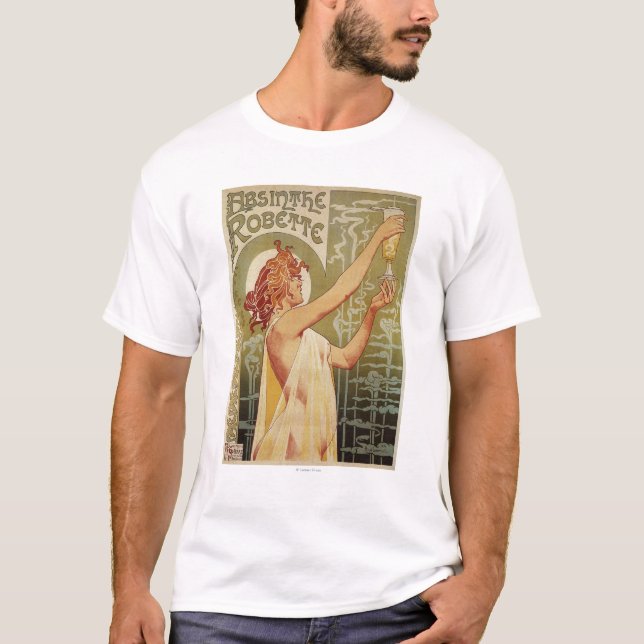 Robette Absinthe Advertisement Poster T-Shirt (Front)