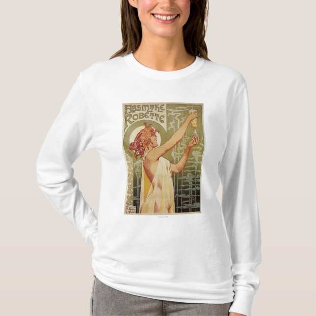 Robette Absinthe Advertisement Poster T-Shirt (Front)