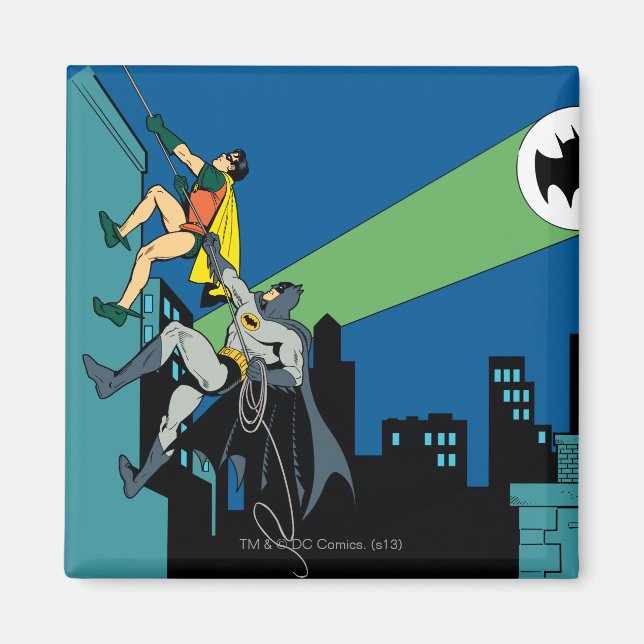 Robin And Batman Climb Magnet (Front)