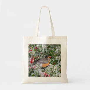 Robin at Christmas Tote Bag