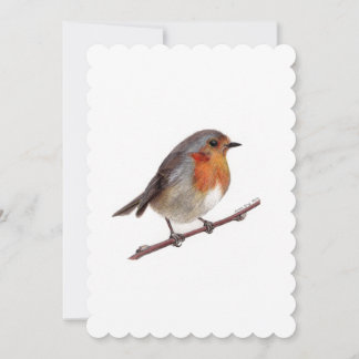 Robin Bird (Erithacus Rubecula) Gift Card