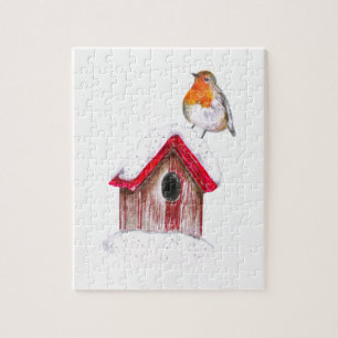 Robin Bird Jigsaw Puzzle