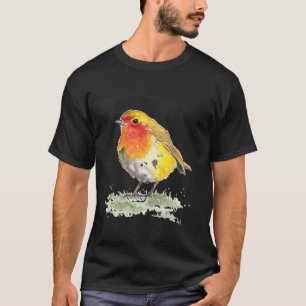 Robin Bird  Motif,  Print Gift Idea symbols & shap T-Shirt
