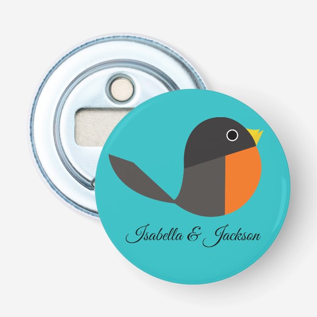 Robin Birds  Bottle Opener (Front)
