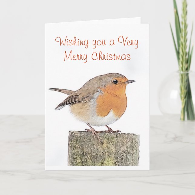 Robin Christmas Card (Front)