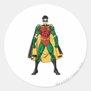 Robin Classic Stance Round Sticker