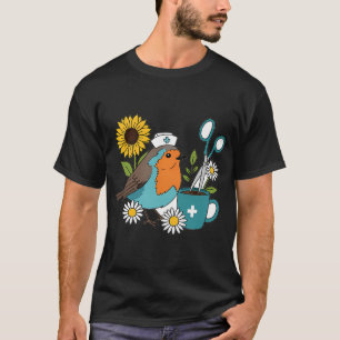 Robin Coffee Mug and Nurse Scissors Gift T-Shirt