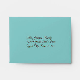 Robin Egg Blue RSVP Envelope 4.25x5.5