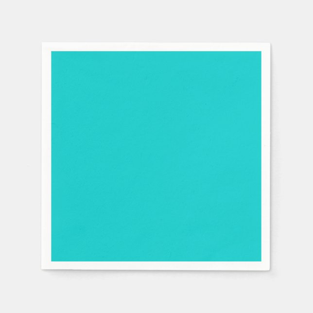 Robin Egg Blue Solid Colour | Classic | Elegant Napkin (Front)