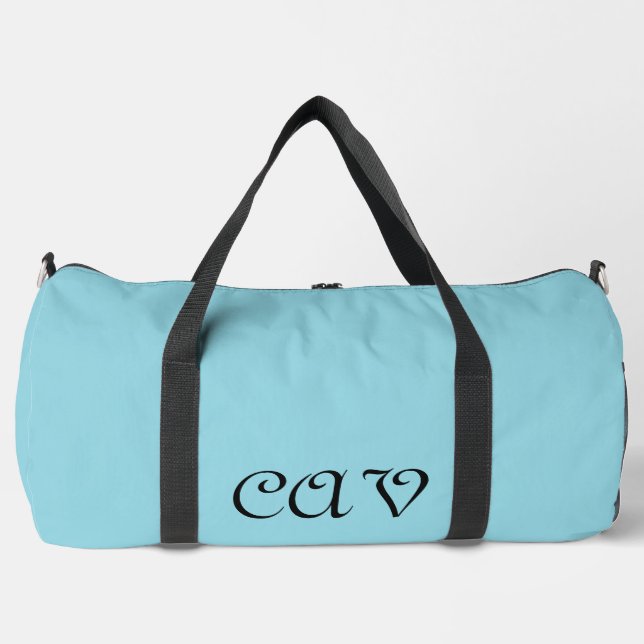 Robin Egg  Duffle Bag (Front)
