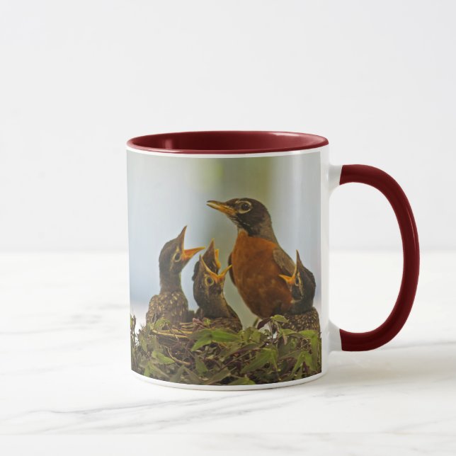 Robin Family Mug (Right)