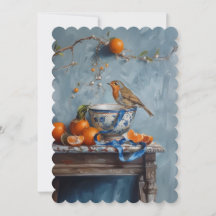 Robin - Flat Invitation size: 12.7 cm x 17.8 cm