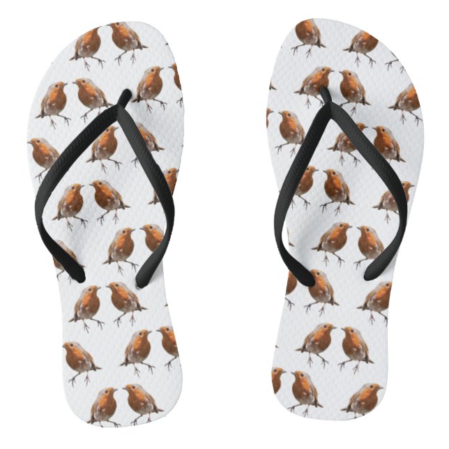 Robin Frenzy Flip Flops (choose colour) (Footbed)