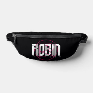 Robin Hi-Tech Name Graphic Bum Bags