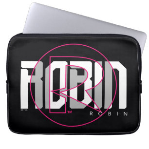 Robin Hi-Tech Name Graphic Laptop Sleeve