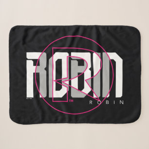 Robin Hi-Tech Name Graphic Sherpa Blanket